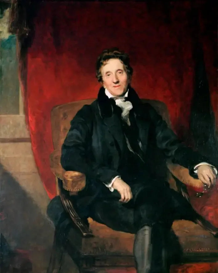 Sir John Soane, 76 ans - Thomas Lawrence image 1 tableau peint à l’huile sur toile