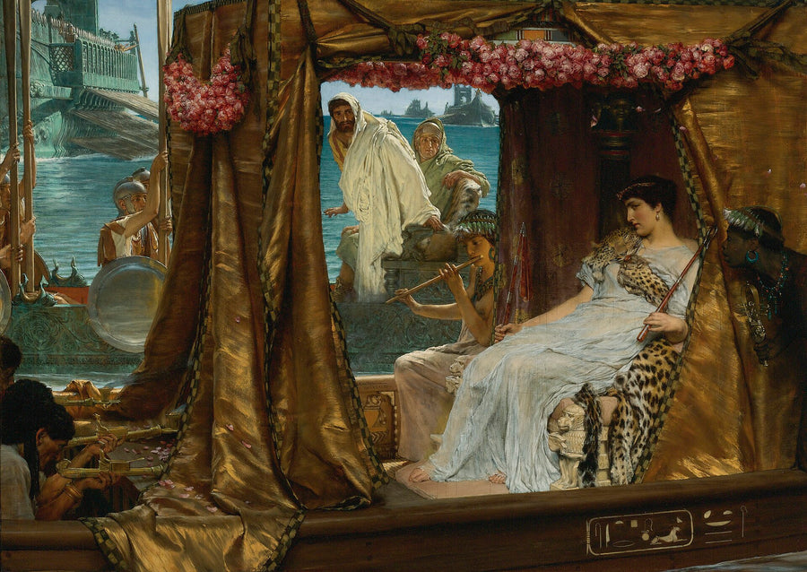 The Meeting of Antony and Cleopatra - Lawrence Alma-Tadema