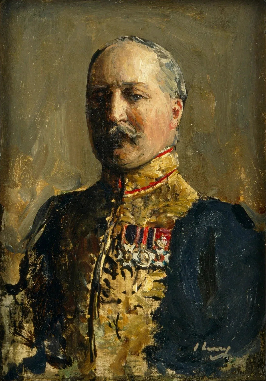 Sir Lionel Henry Cust - John Lavery image 1 reproduction d’œuvre d’art à l’huile