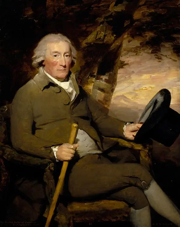 Sir Patrick Inglis, 5e baron de Cramond (décédé en 1817) - Henry Raeburn image 1 copie peinte à la main à l’huile