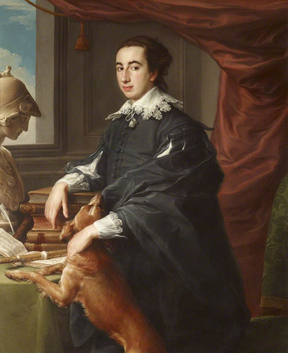 Sir Robert Davers, 5e baron (1729-1763), âgé de 21 ans - Pompeo Batoni image 1 reproduction artisanale de tableau
