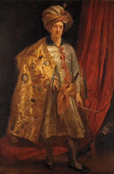 Sir Robert Shirley (1581-1628) - Antoine van Dyck image 1 copie de tableau peinte à la main