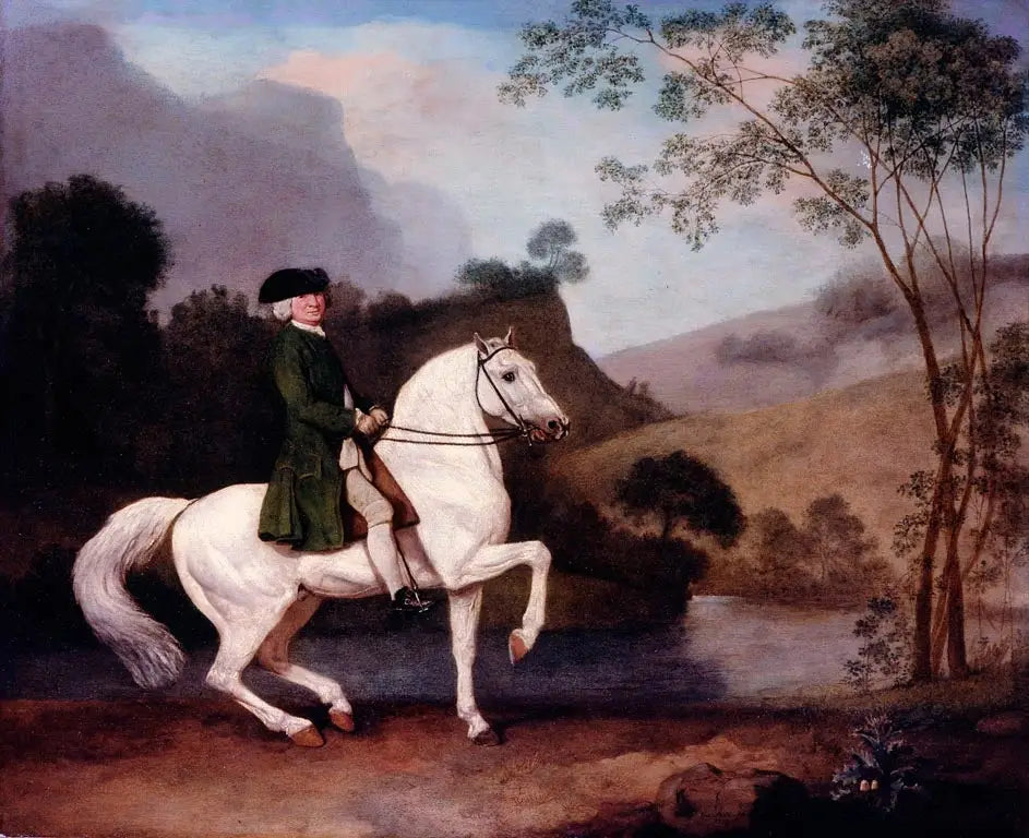 Sir Sidney Medows (1701-1792) - George Stubbs image 1 tableau peint à l’huile sur toile