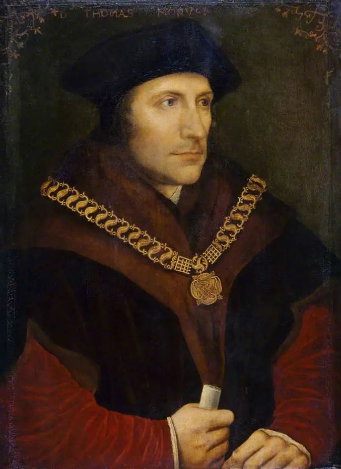 Sir Thomas More (1478–1535) - Hans Holbein le Jeune image 1 reproduction d’œuvre d’art à l’huile