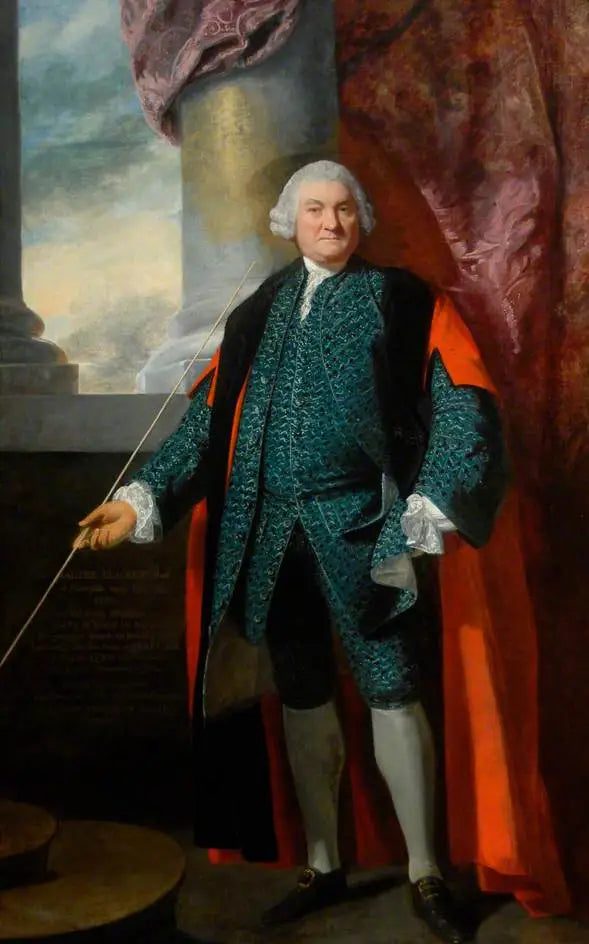Sir Walter Blackett (1707–1777), baron, député de Newcastle upon Tyne (1734–1777) - Joshua Reynolds image 1 reproduction artisanale de tableau