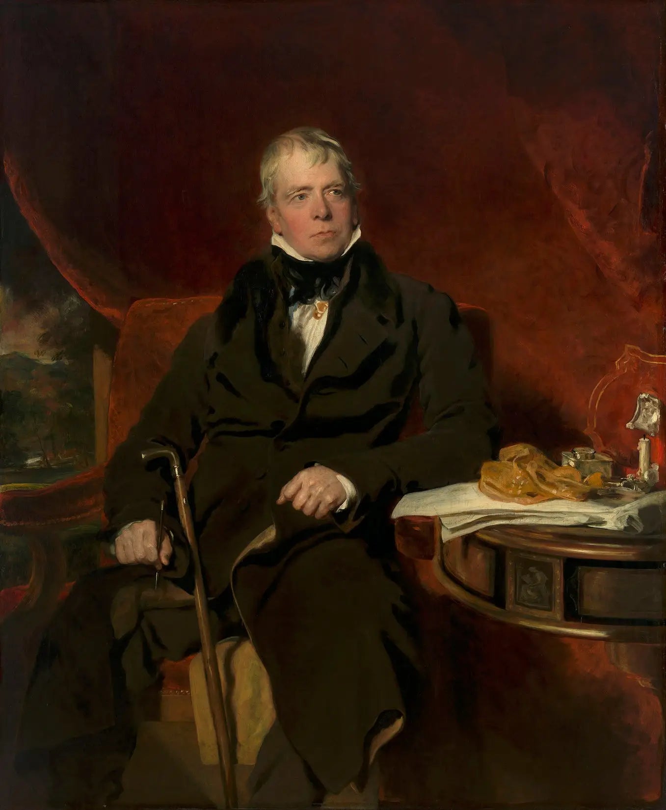 Sir Walter Scott (1771-1832) - Thomas Lawrence image 1 reproduction réalisée par Alpha Reproduction