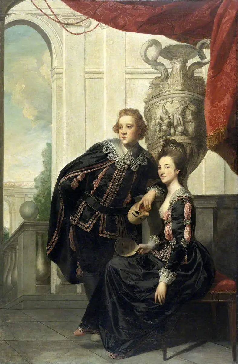 Sir Watkin Williams-Wynn (1749–1789) et Lady Henrietta Williams-Wynn (1748–1769) - Joshua Reynolds image 1 copie de tableau peinte à la main
