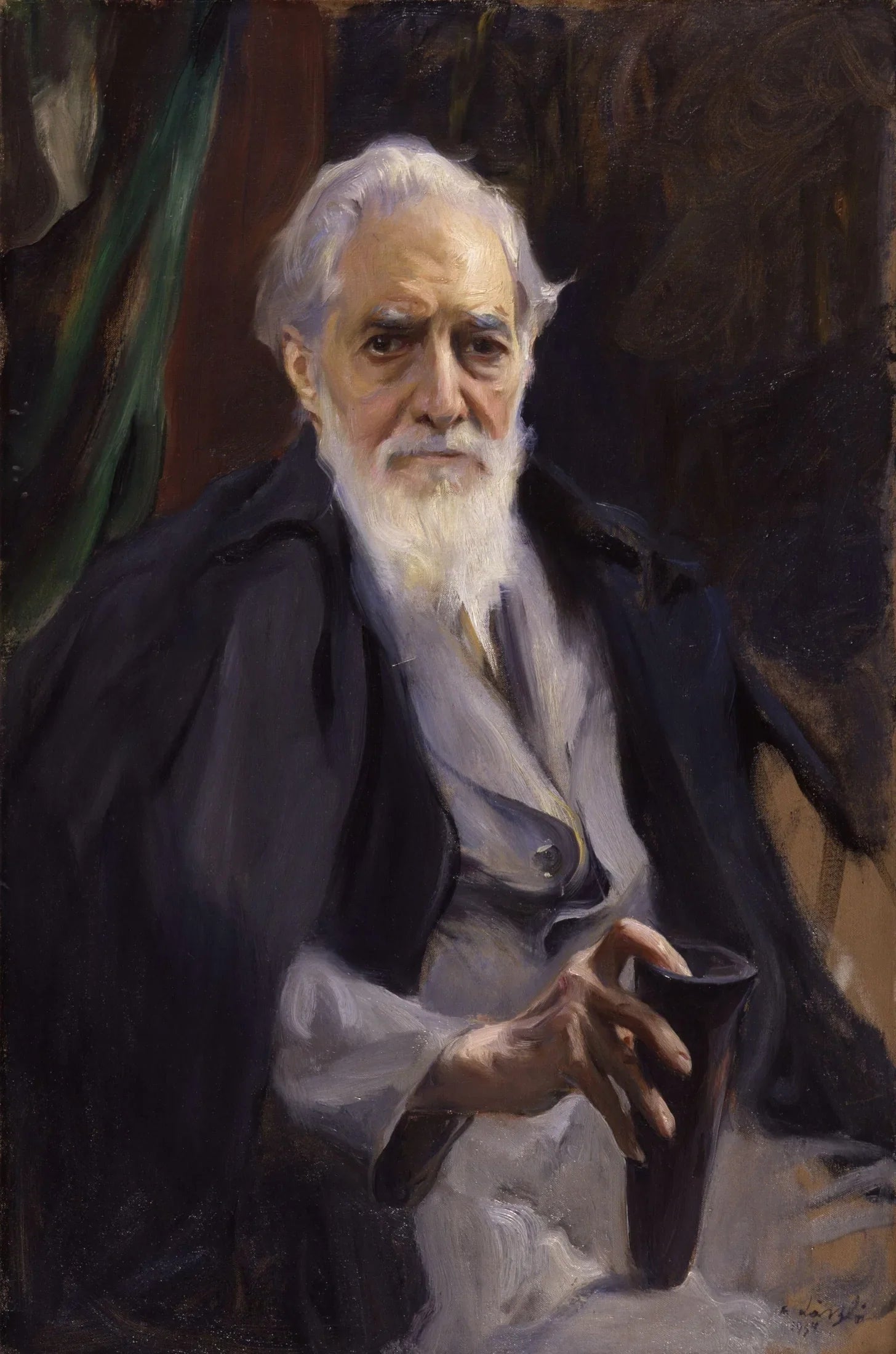 Sir (William Matthew) Flinders Petrie - Philip de László image 1 copie peinte à la main à l’huile