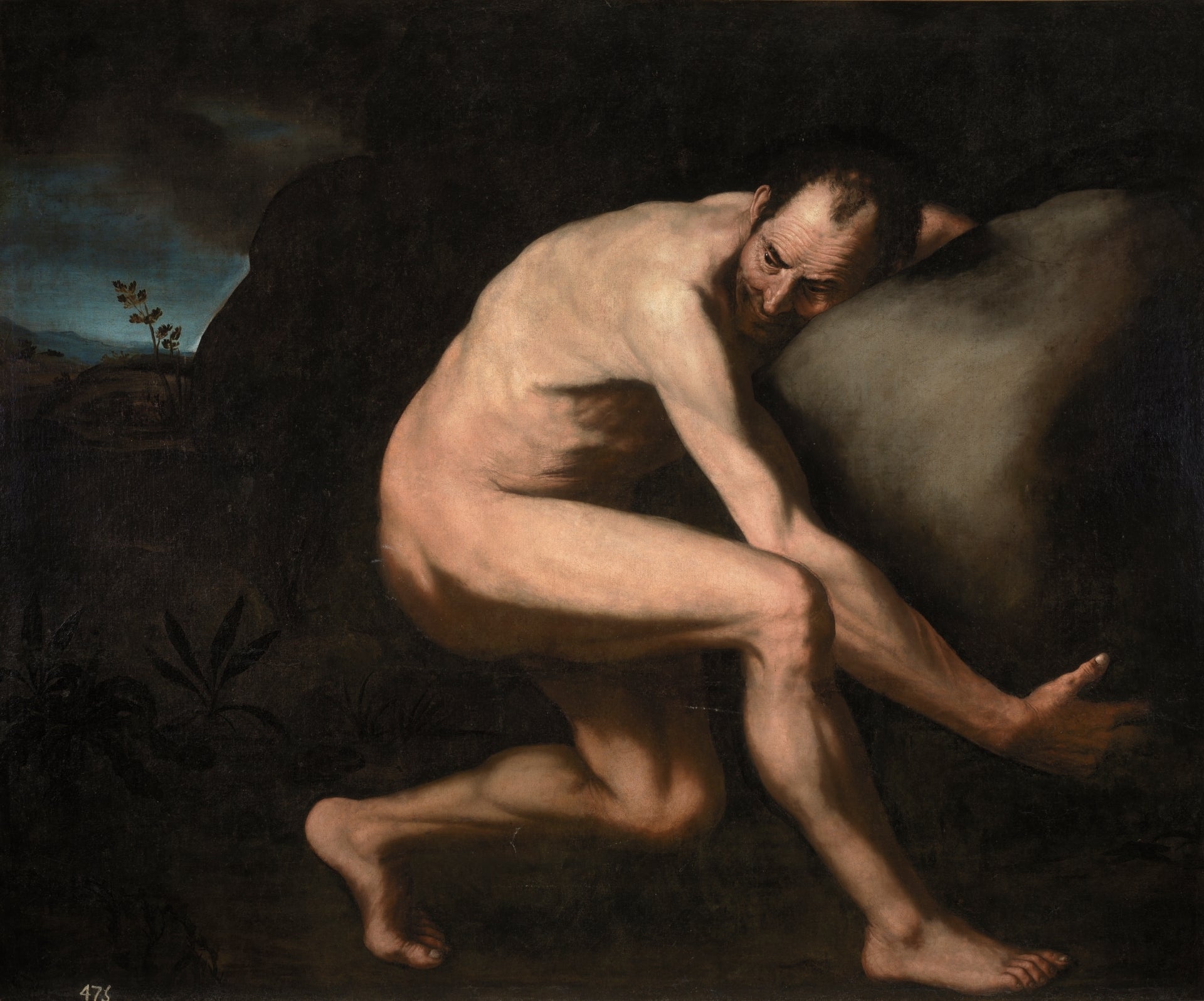 Sísifo - Jusepe de Ribera image 1 reproduction d’œuvre d’art à l’huile