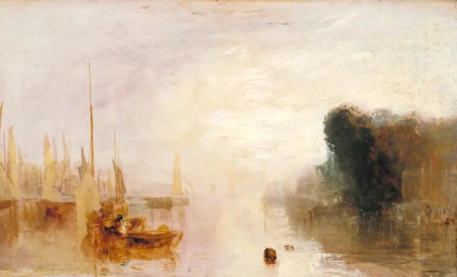 Sketch for ‘East Cowes Castle, the Regatta Starting for Their Moorings’ No. 2 - J. M. W. Turner