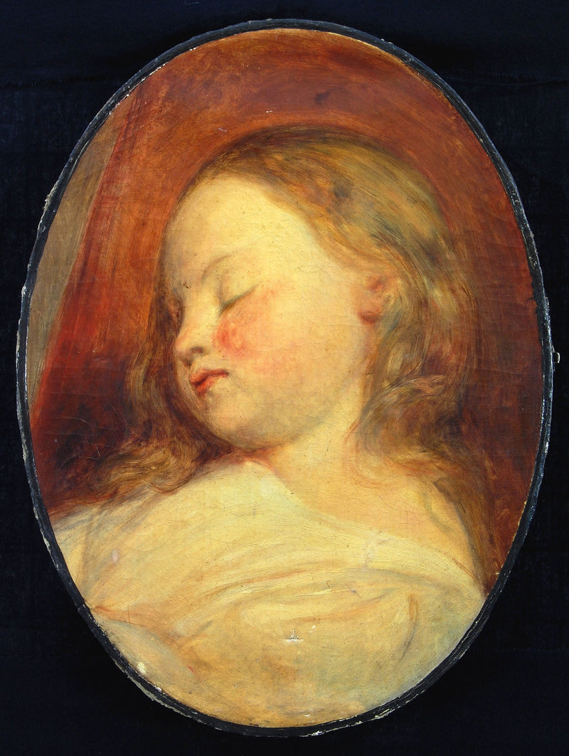 Slapend kind - Ary Scheffer