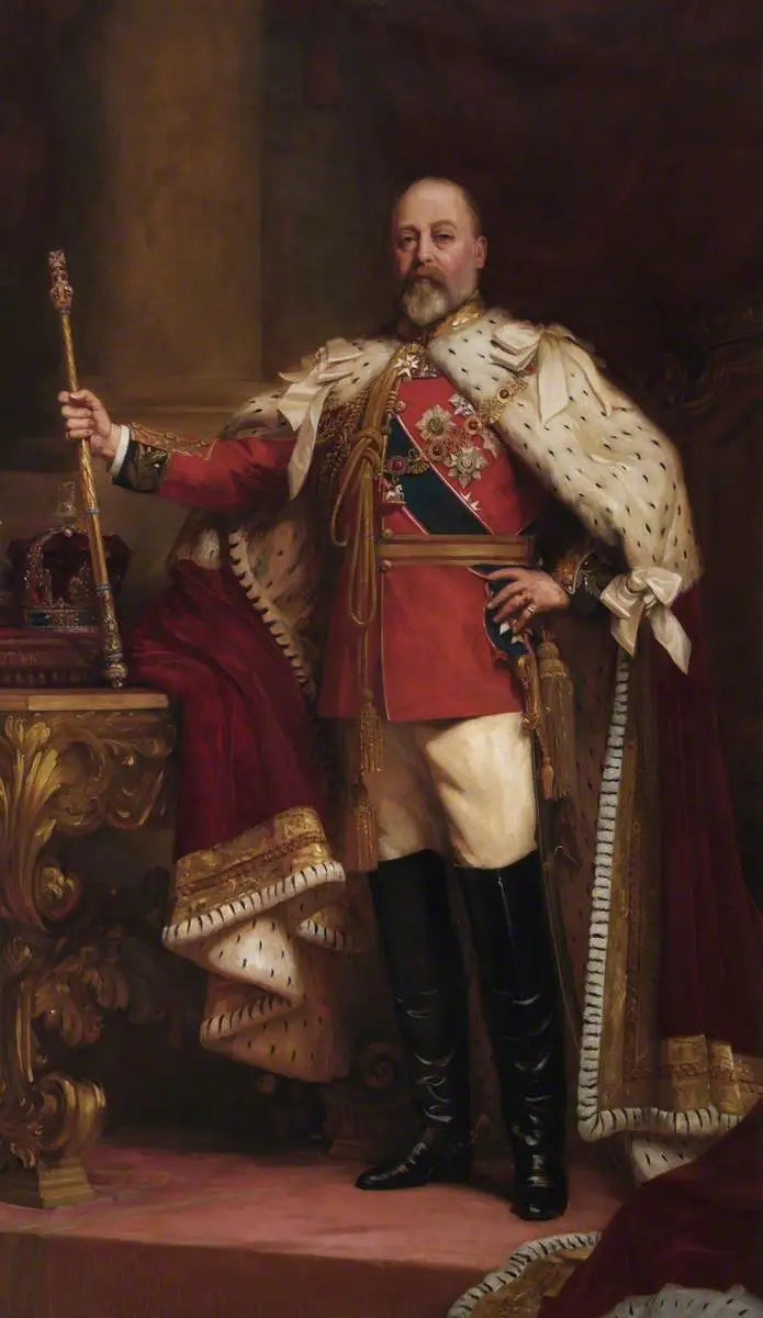 SM le roi Édouard VII, protecteur de l'artisanat - Luke Fildes image 1 copie peinte à la main à l’huile