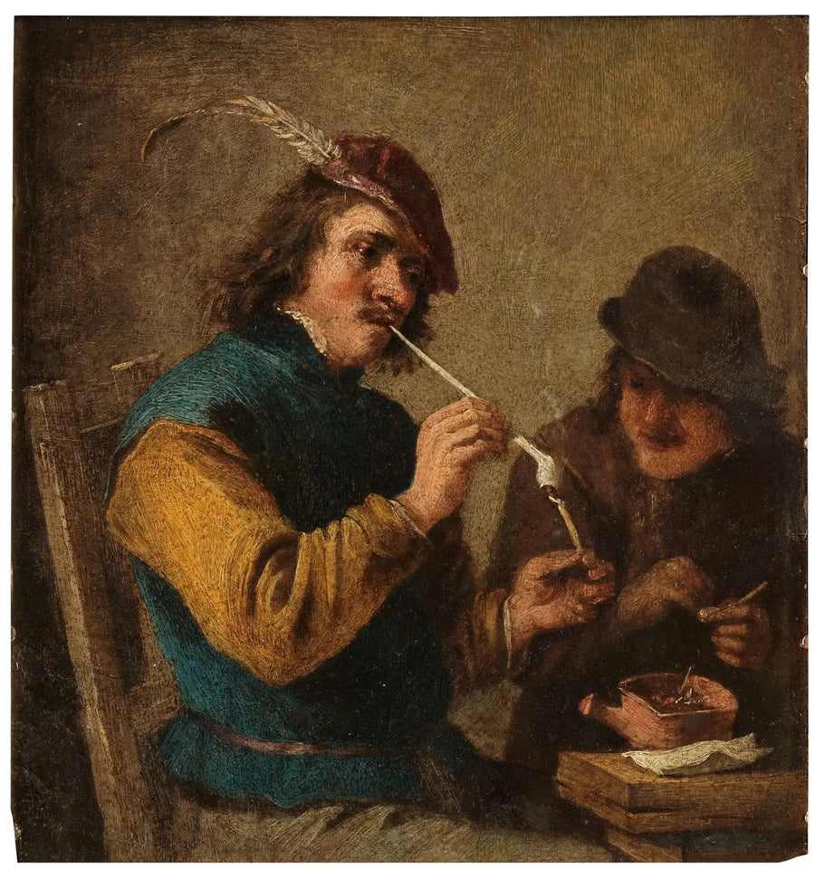 Smokers - David Teniers le Jeune