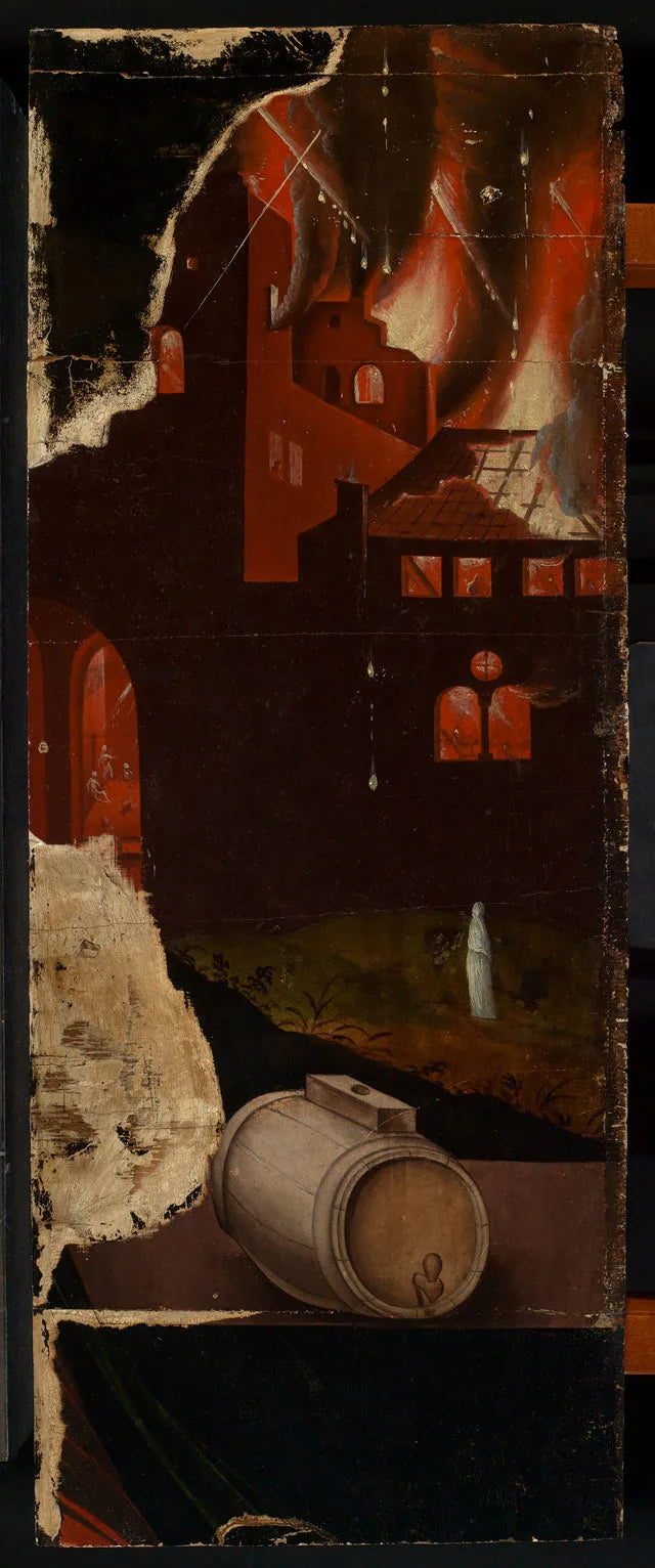 Sodome en flammes - Hans Baldung Grien image 1 copie peinte à la main à l’huile