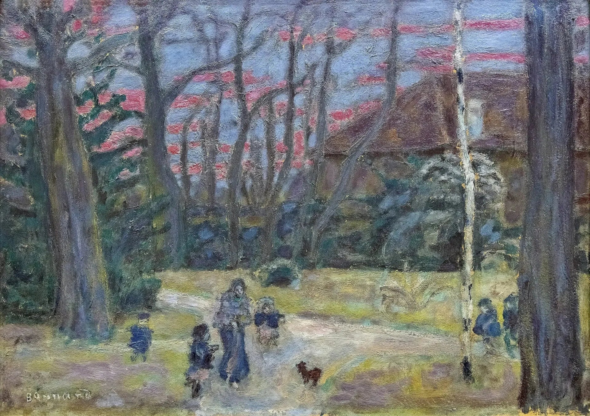Soir de Noël - Pierre Bonnard image 1 copie de tableau peinte à la main