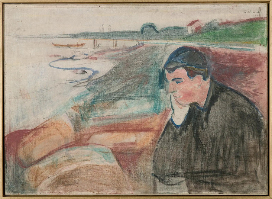 Soir. Mélancolie - Edvard Munch