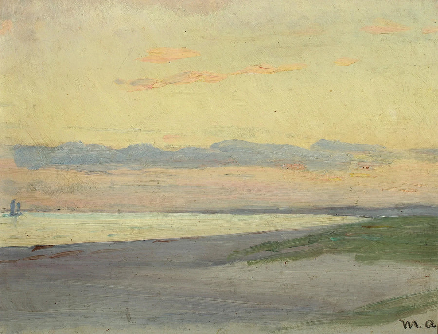 Soirée à Skagen avec vue sur la mer. - Michael Peter Ancher