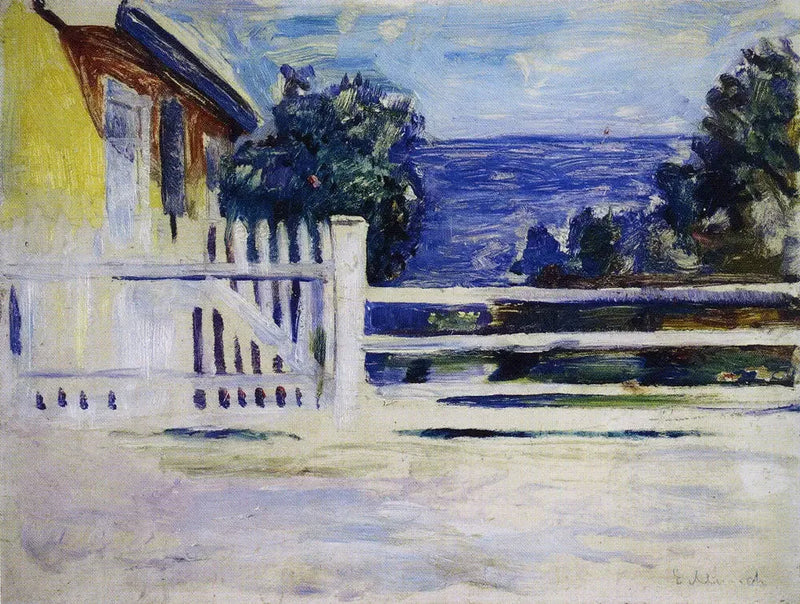 Soirée d'été à Åsgårdstrand - Edvard Munch