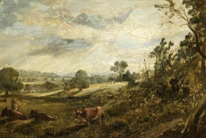 Soirée d'été - John Constable image 1 reproduction artisanale de tableau