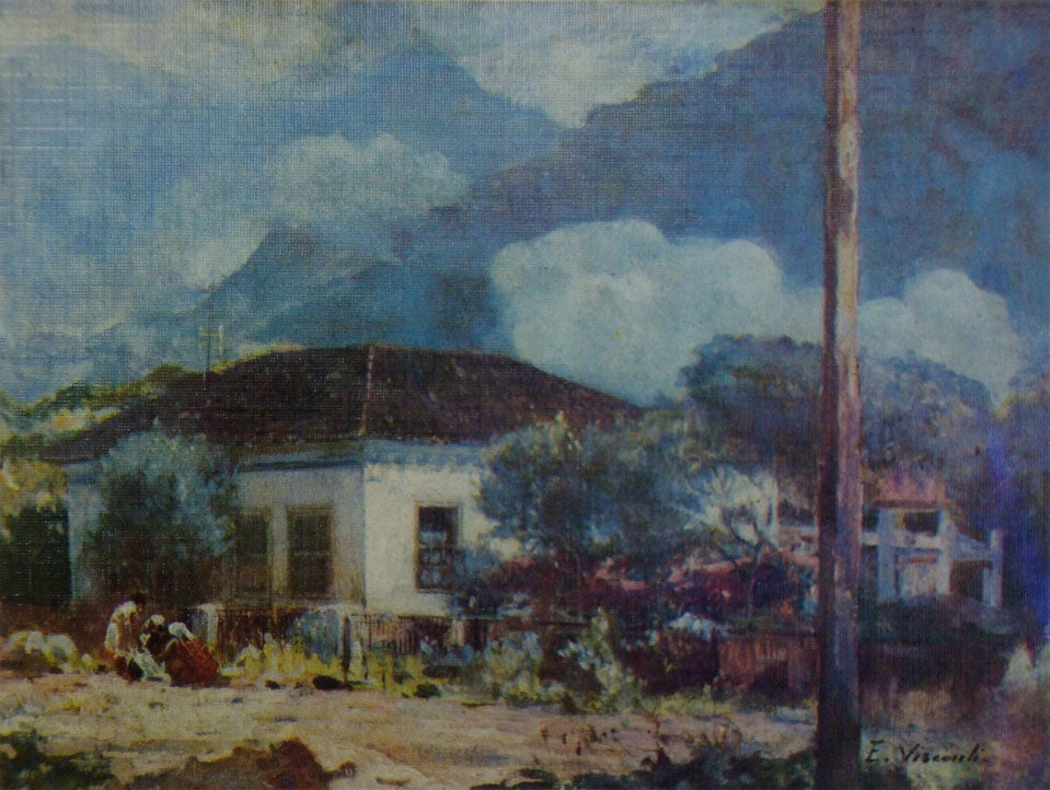 Solaire à Teresópolis - Eliseu Visconti image 1 copie de tableau peinte à la main