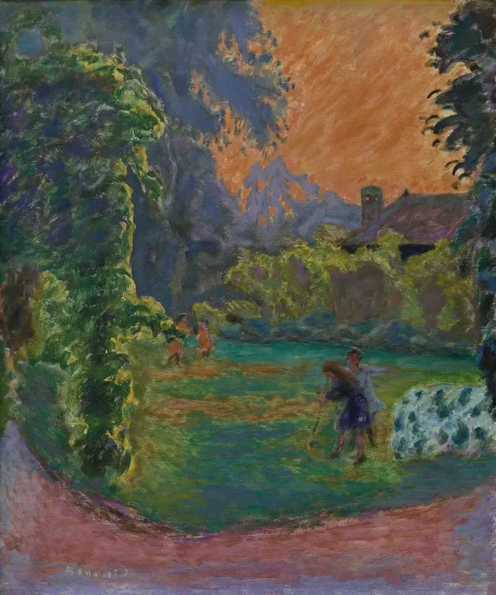 Soleil couchant - Pierre Bonnard image 1 reproduction de peinture à l’huile