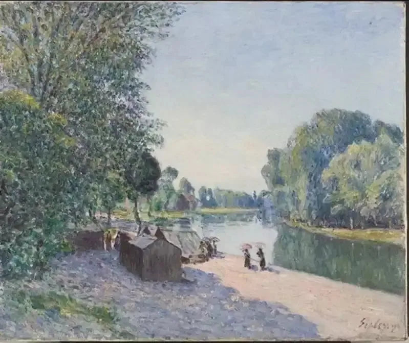 Soleil du matin - Alfred Sisley image 1 reproduction d’œuvre d’art à l’huile