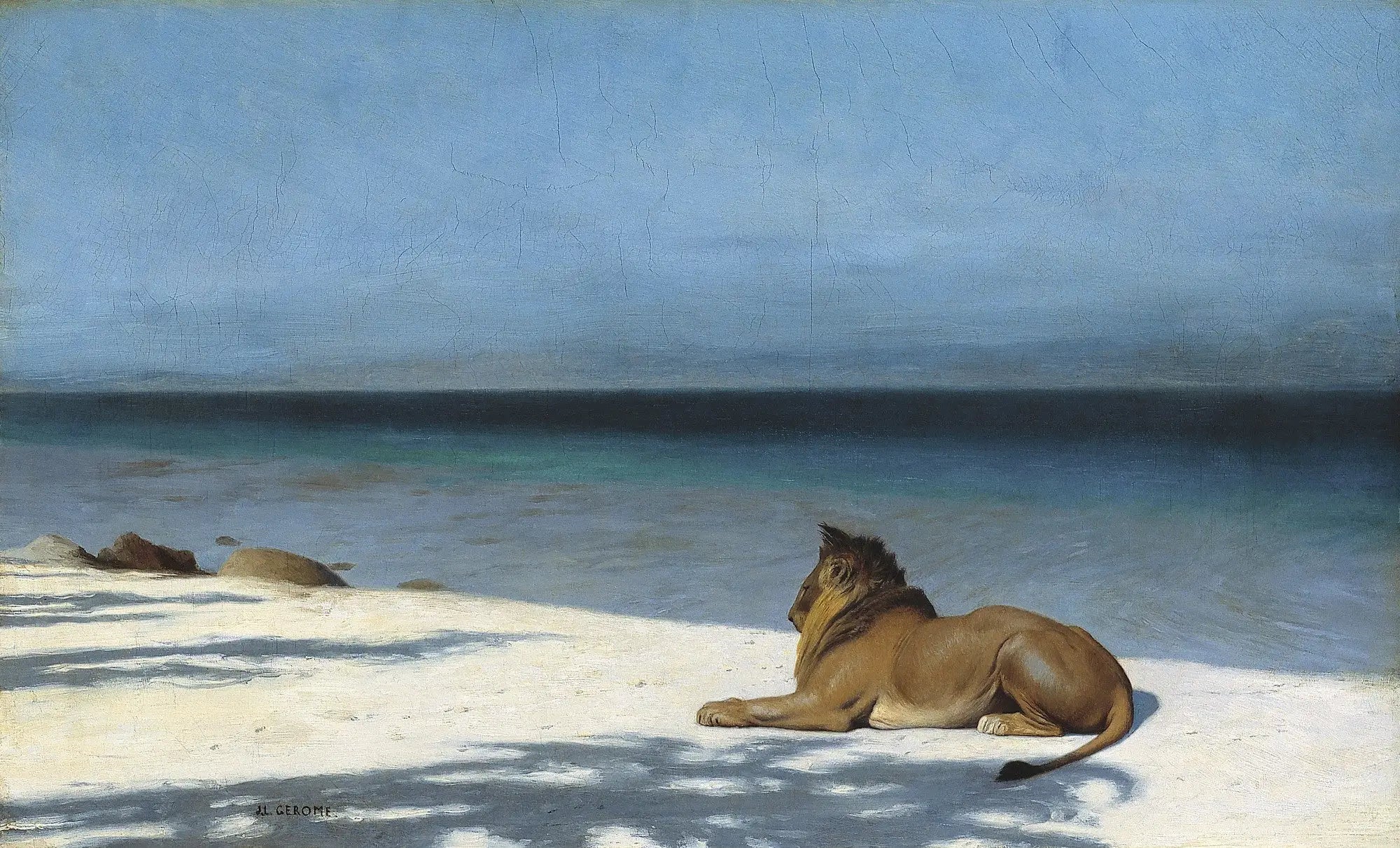 Solitude - Jean-Léon Gérôme image 1 reproduction réalisée par Alpha Reproduction