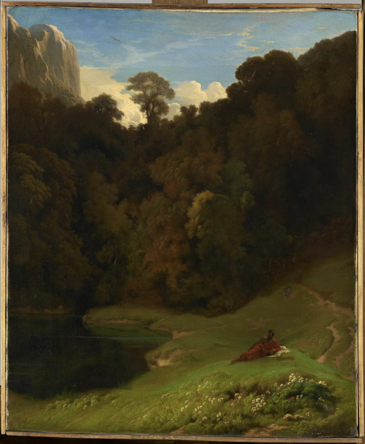 La solitude - Paul Flandrin