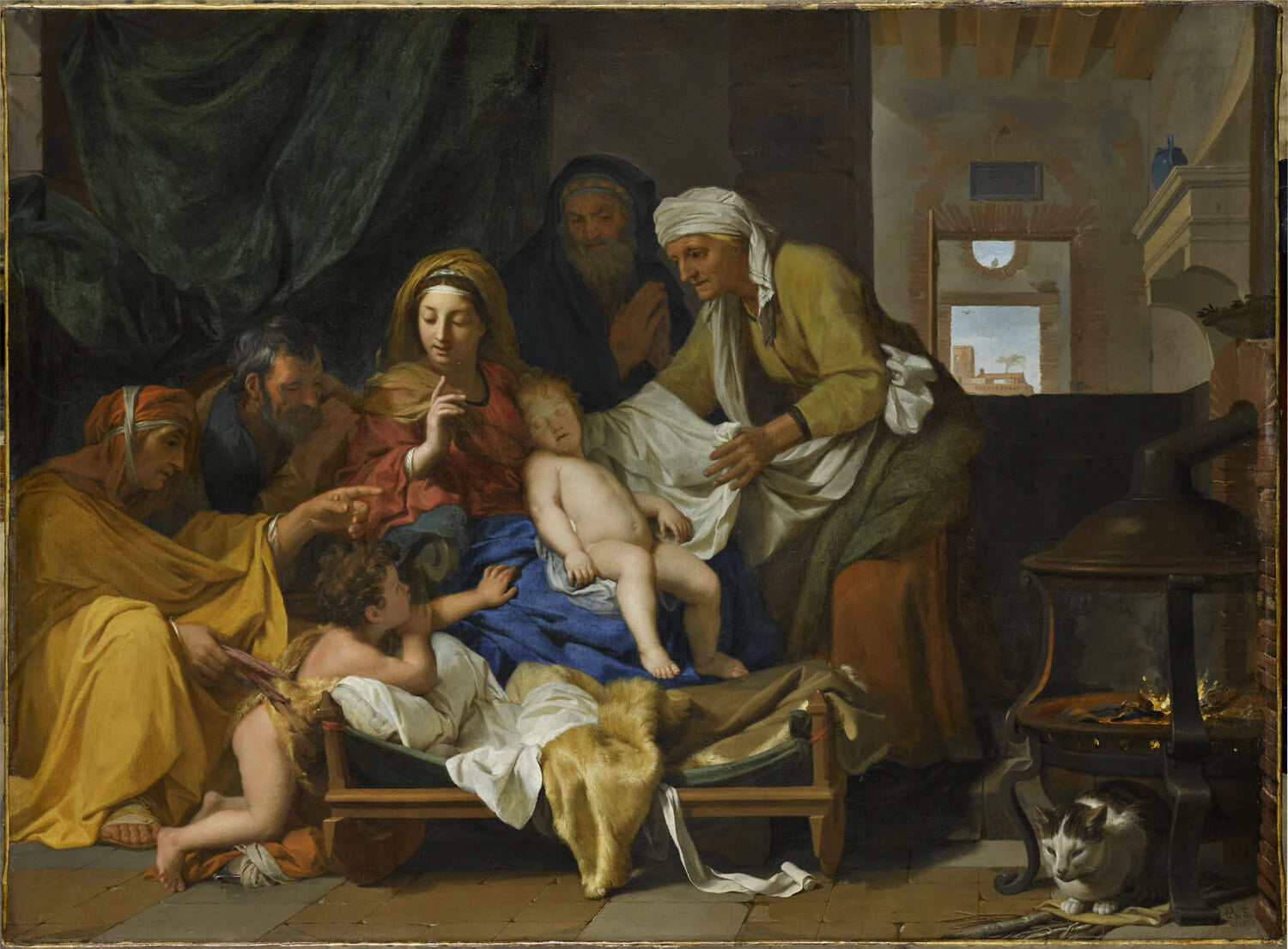 Le Sommeil de l'Enfant Jésus ou Le Silence - Charles Le Brun