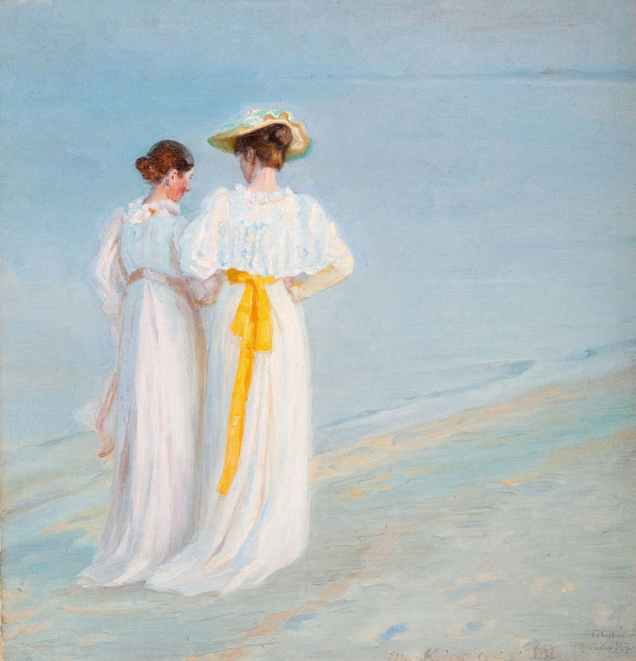 Sommeraften sur la plage de Skagens - Michael Peter Ancher