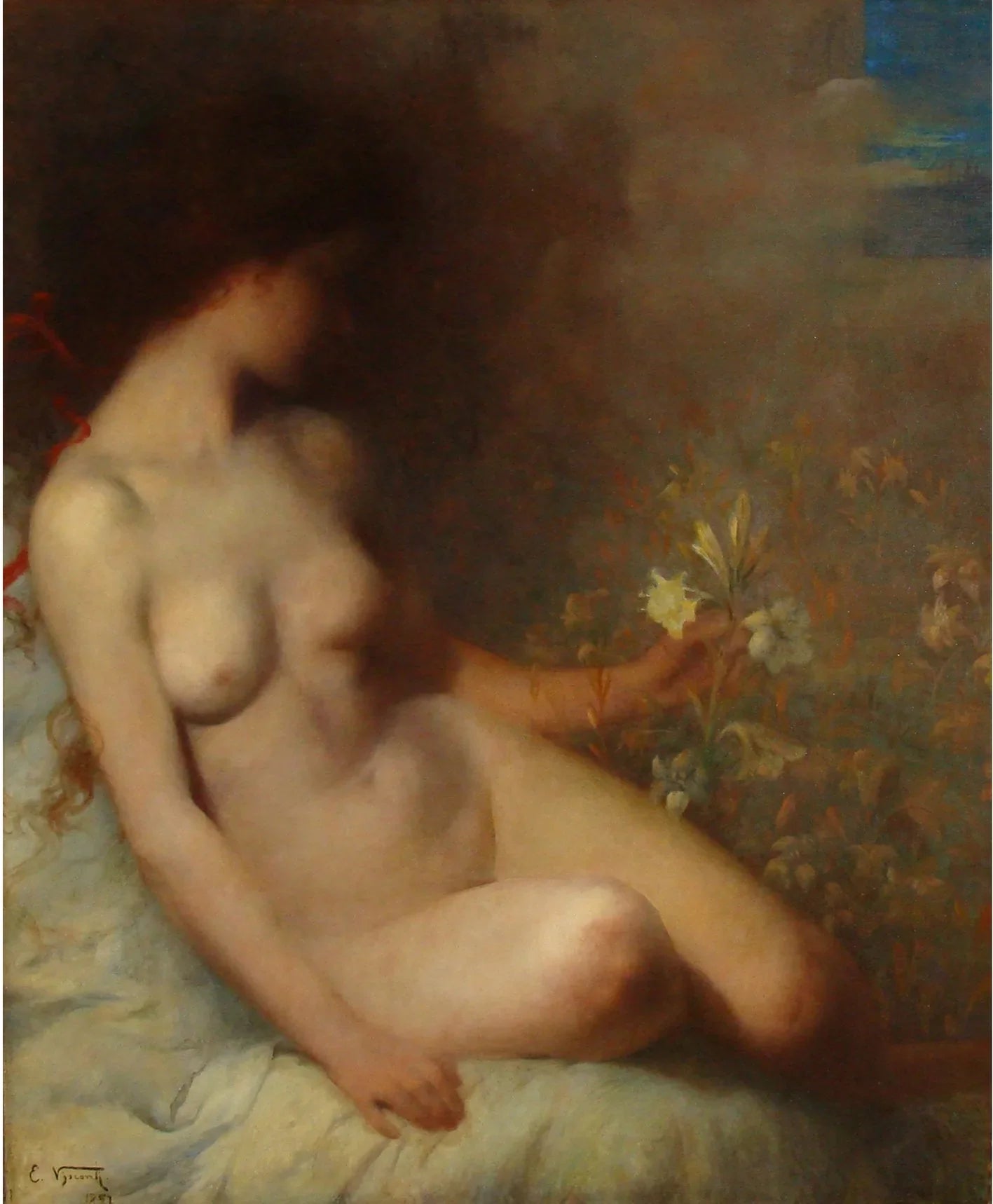Sonho místico - Eliseu Visconti image 1 reproduction artisanale de tableau
