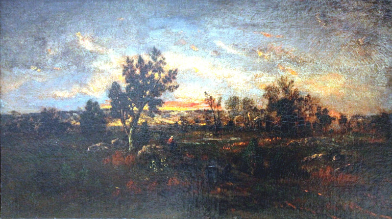 Sonnenuntergang bei Apremont - Théodore Rousseau