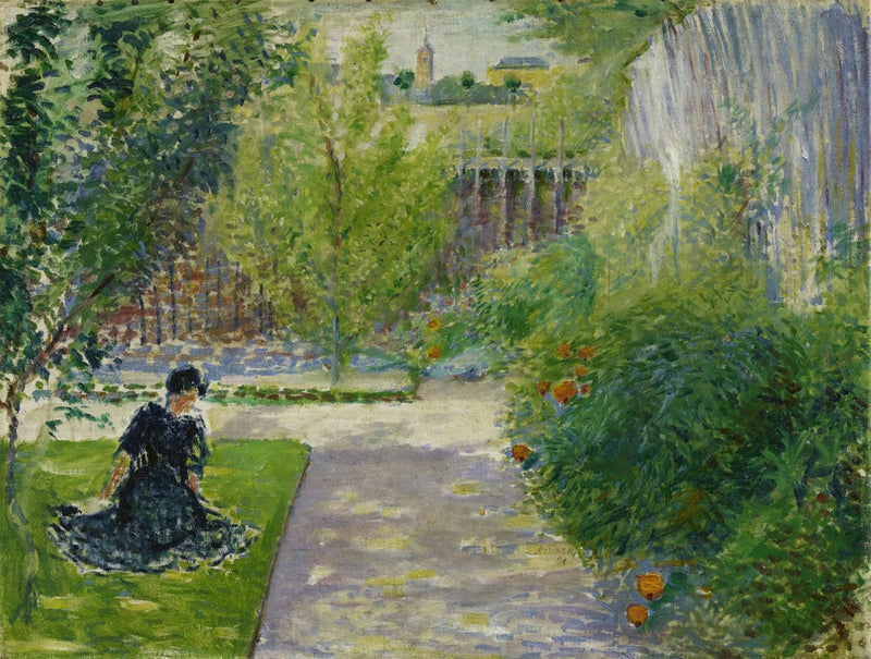 Sonniger Garten - August Macke