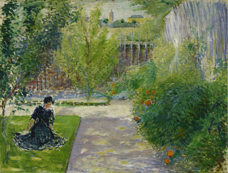 Sonniger Garten - August Macke