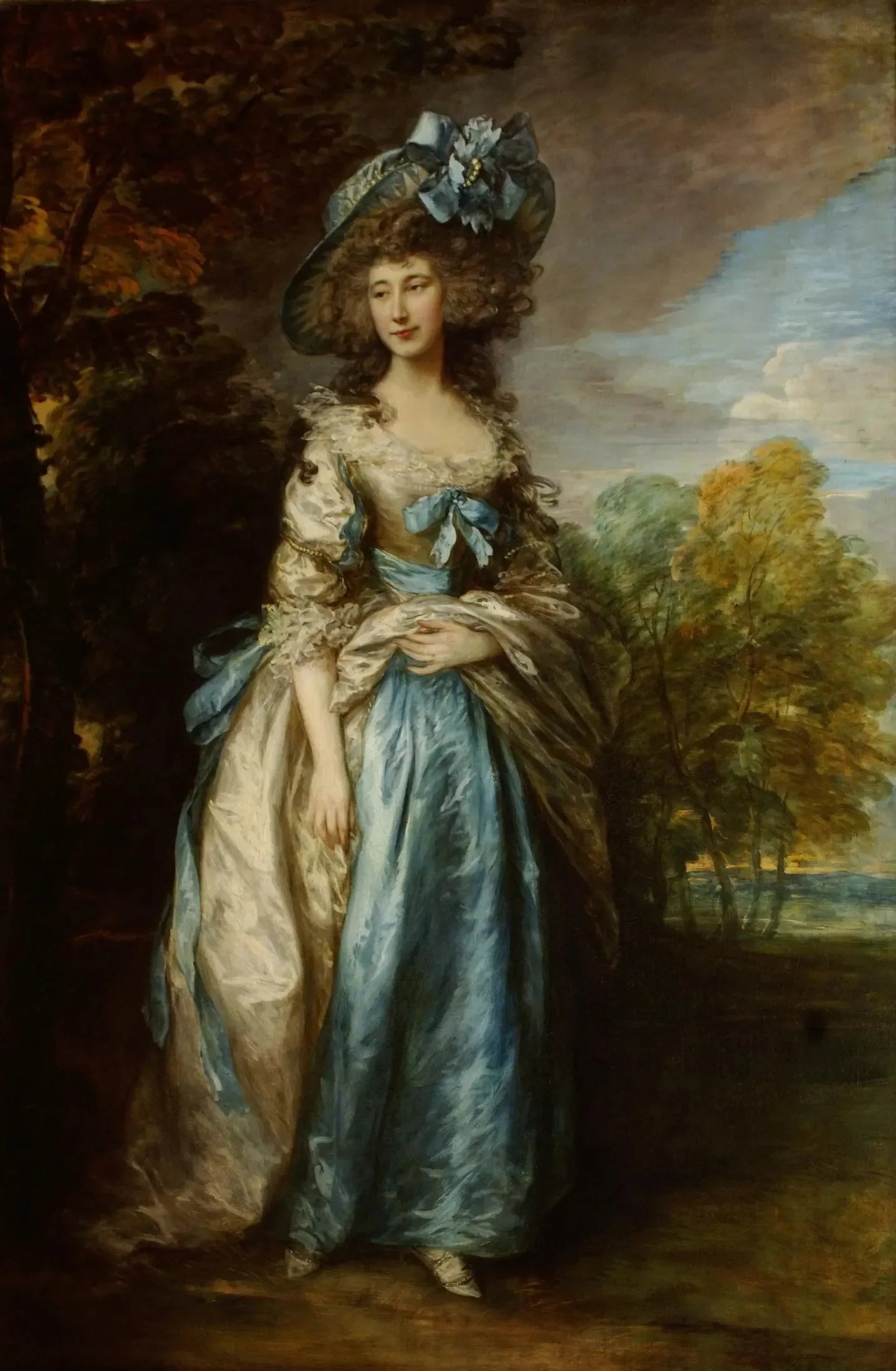 Sophia Charlotte Digby (1767–1835), Lady Sheffield - Thomas Gainsborough image 1 copie de tableau peinte à la main