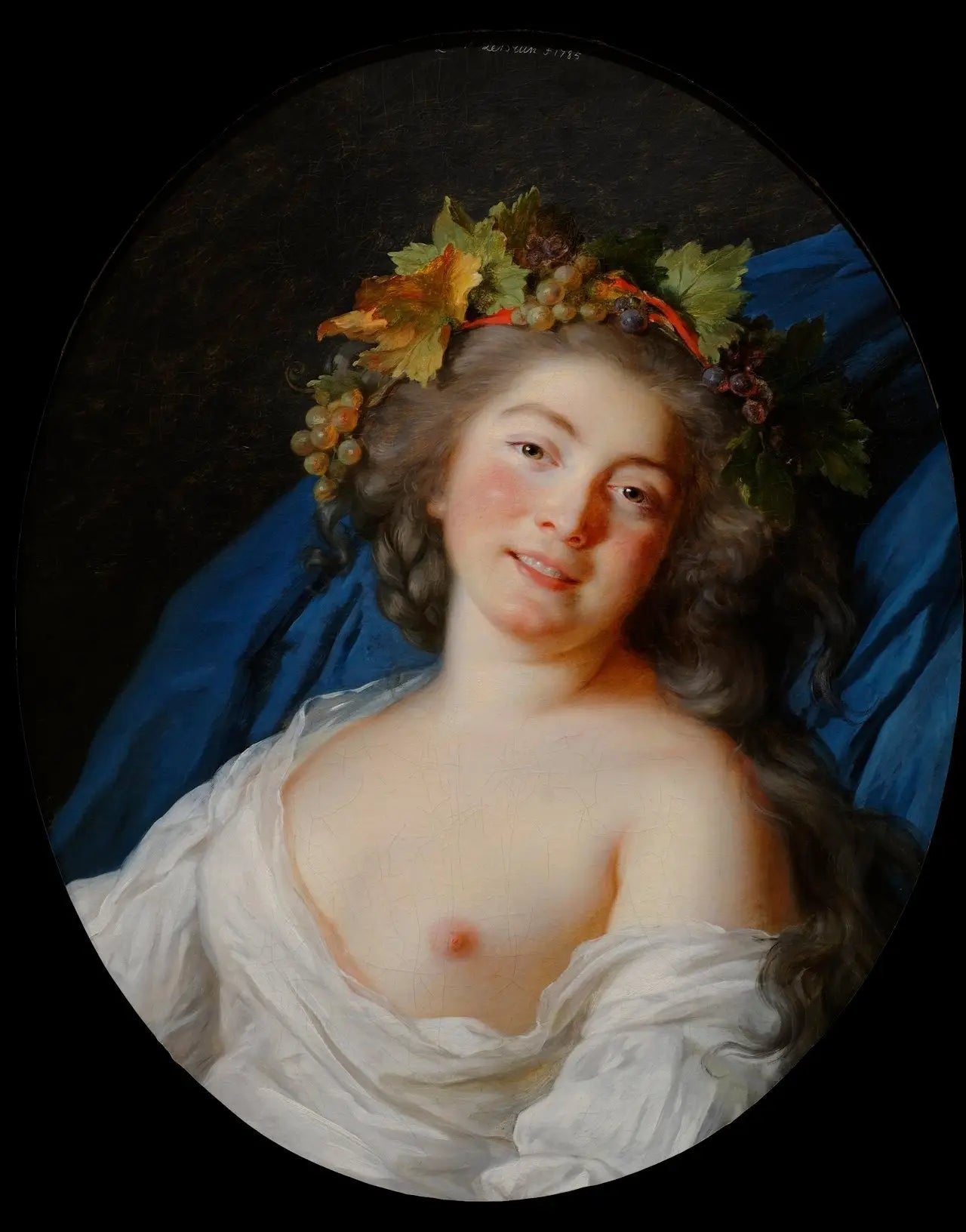 Sophie de Tott en bacchante - Élisabeth Vigée Le Brun image 1 reproduction de peinture à l’huile