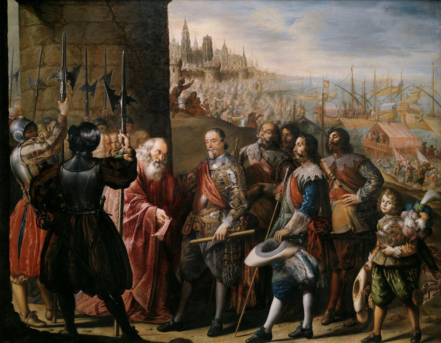 Le soulagement de Gênes par le II marquis de Santa Cruz - Antonio de Pereda