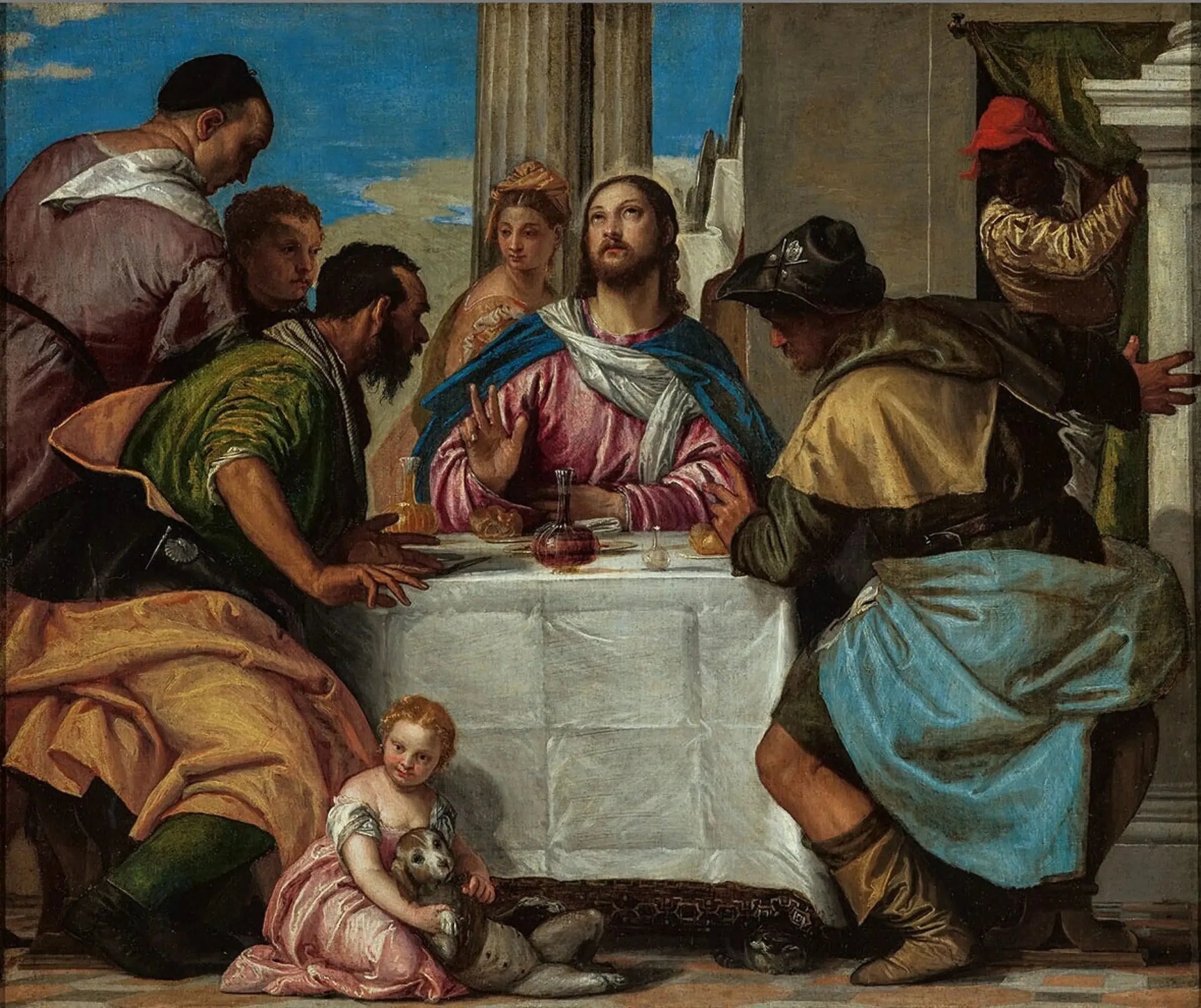 Souper à Emmaüs - Paul Véronèse image 1 reproduction de peinture à l’huile