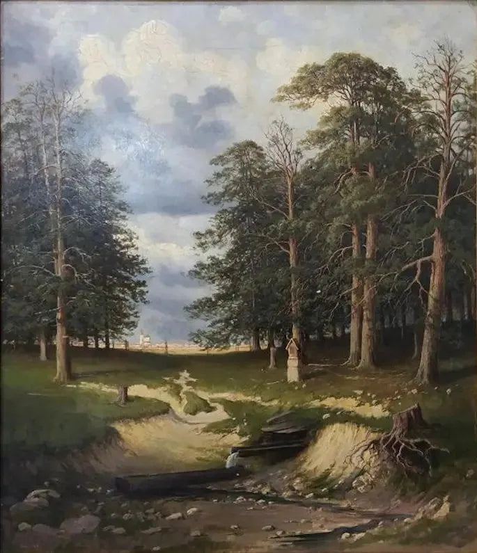 Source sacrée - Ivan Chichkine image 1 copie de tableau peinte à la main