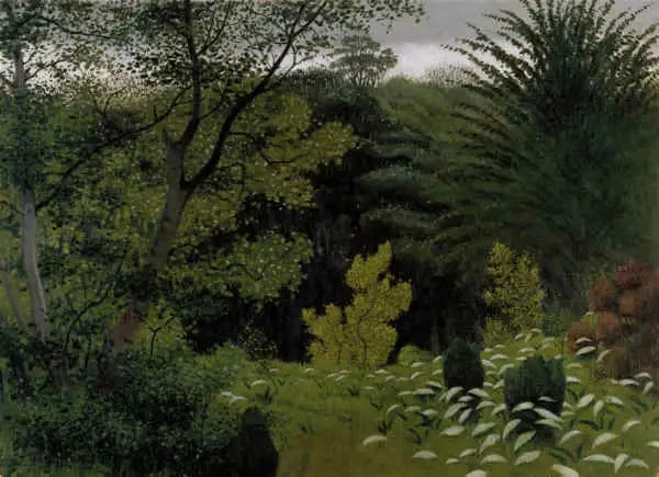 Sous-bois - Félix Vallotton image 1 copie de tableau peinte à la main
