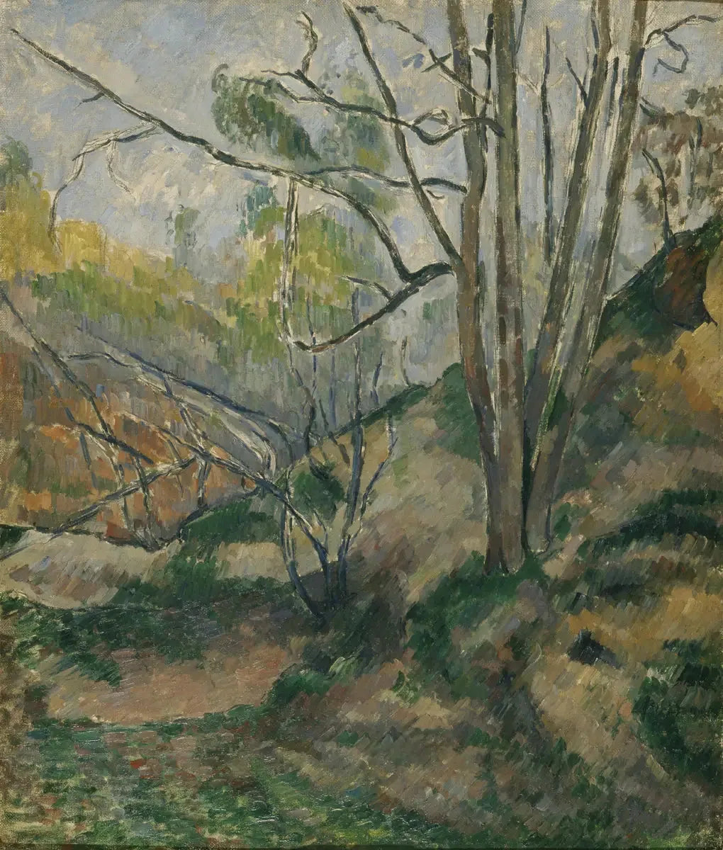 Sous-bois - Paul Cézanne image 1 reproduction de peinture à l’huile