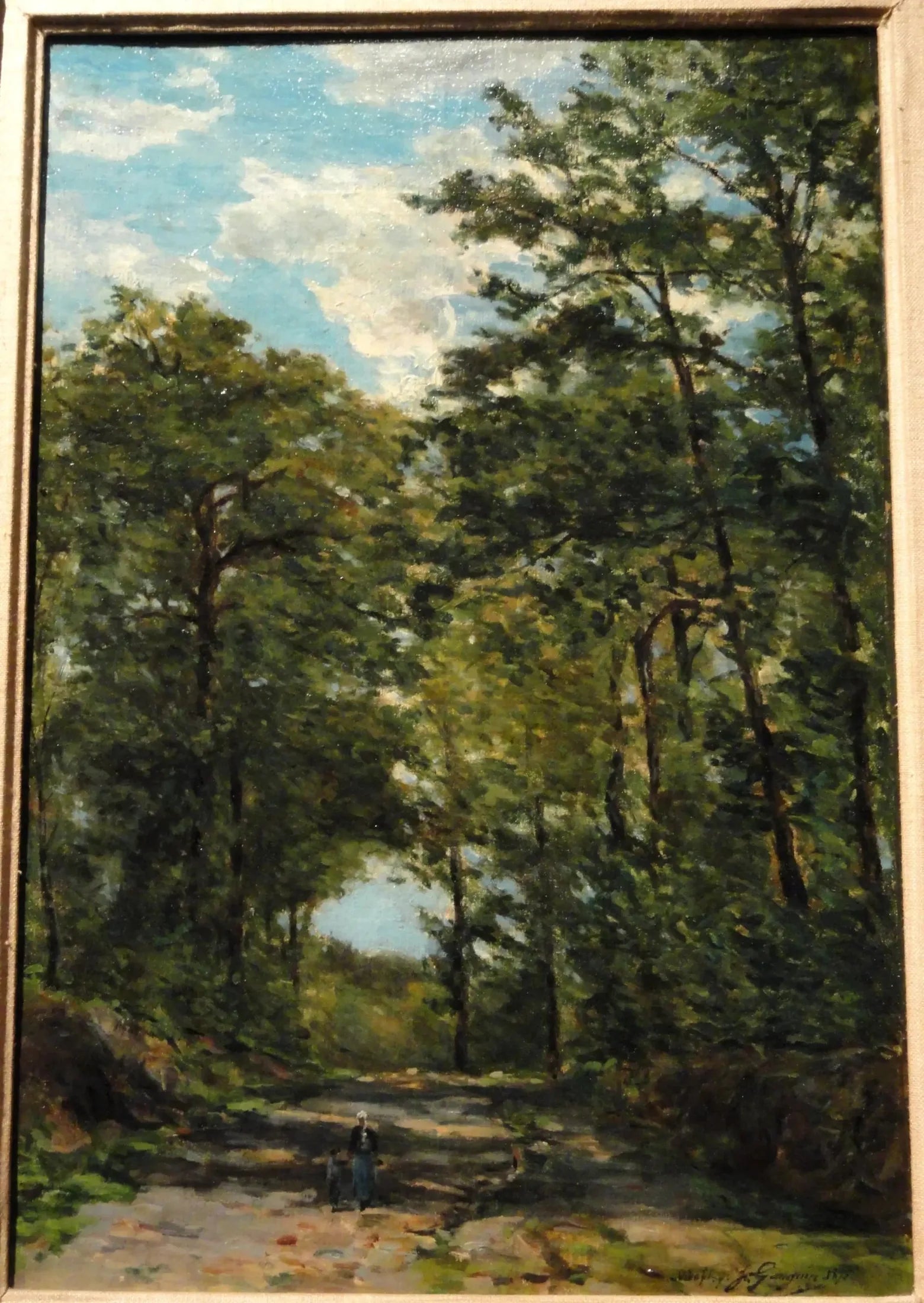 Sous-bois Viroflay - Paul Gauguin image 1 reproduction réalisée par Alpha Reproduction