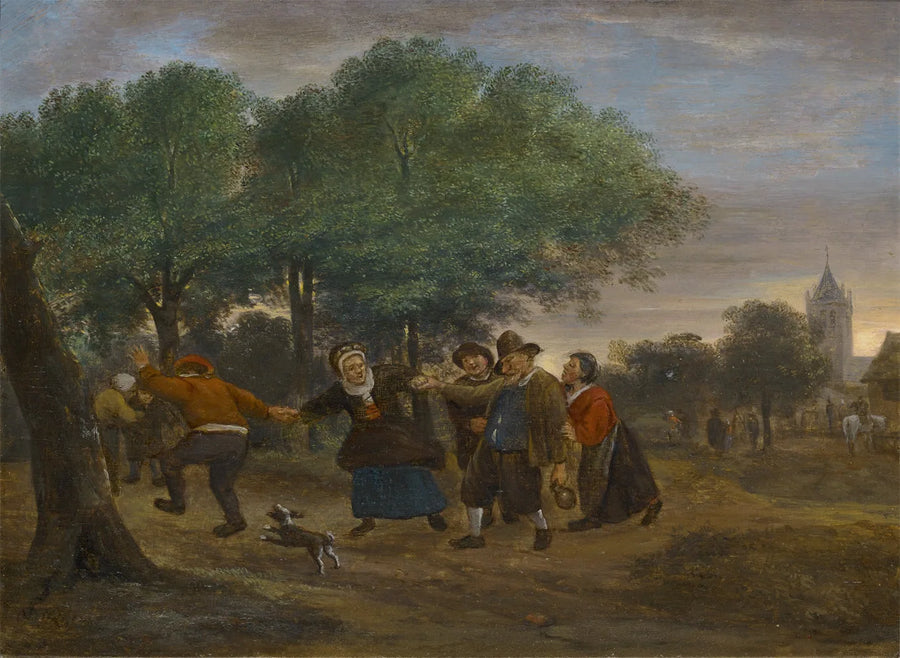 Sous influence à l’extérieur de Voorschoten - Jan Steen
