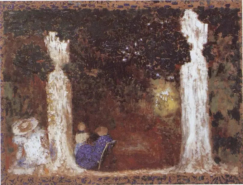 Sous les arbres - Édouard Vuillard image 1 copie de tableau peinte à la main