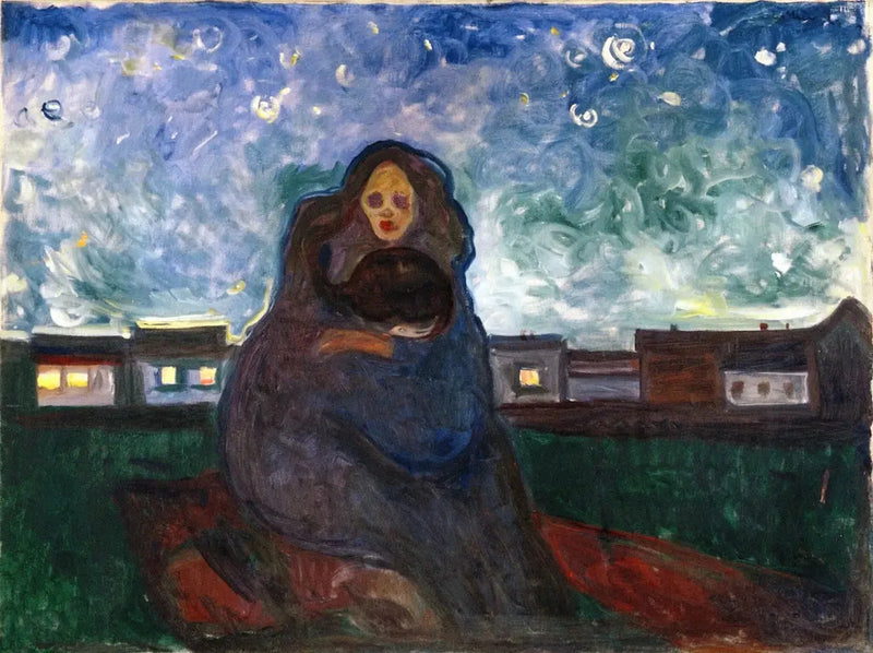 Sous les étoiles - Edvard Munch