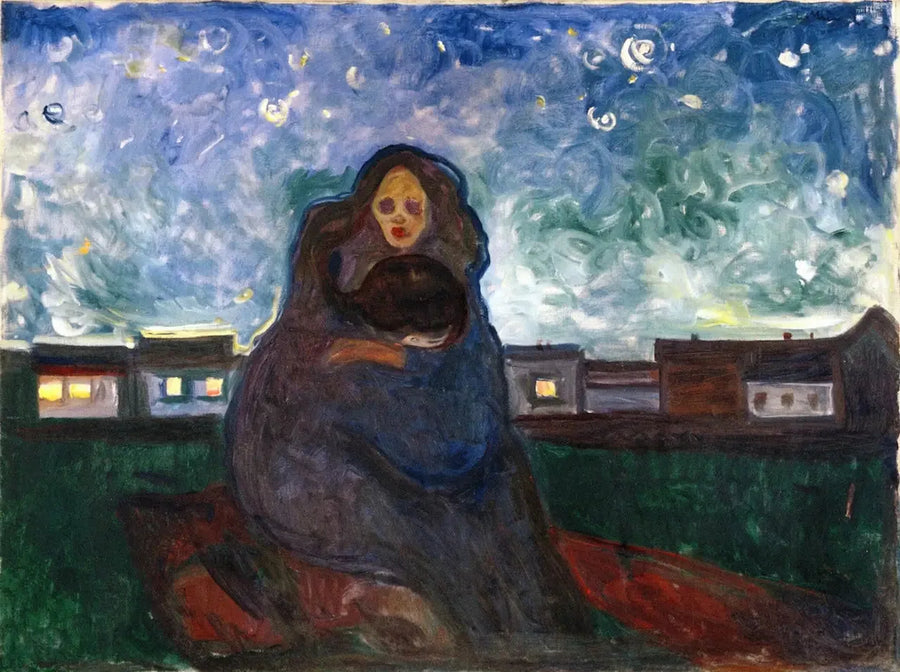 Sous les étoiles - Edvard Munch