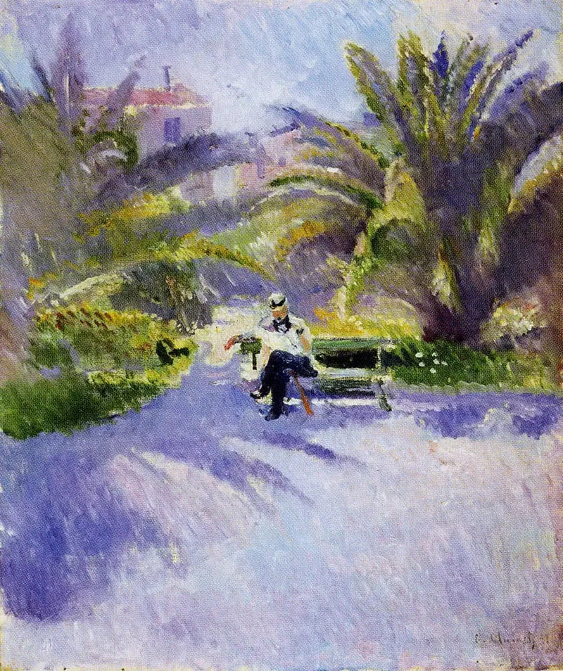 Sous les palmiers à Nice - Edvard Munch