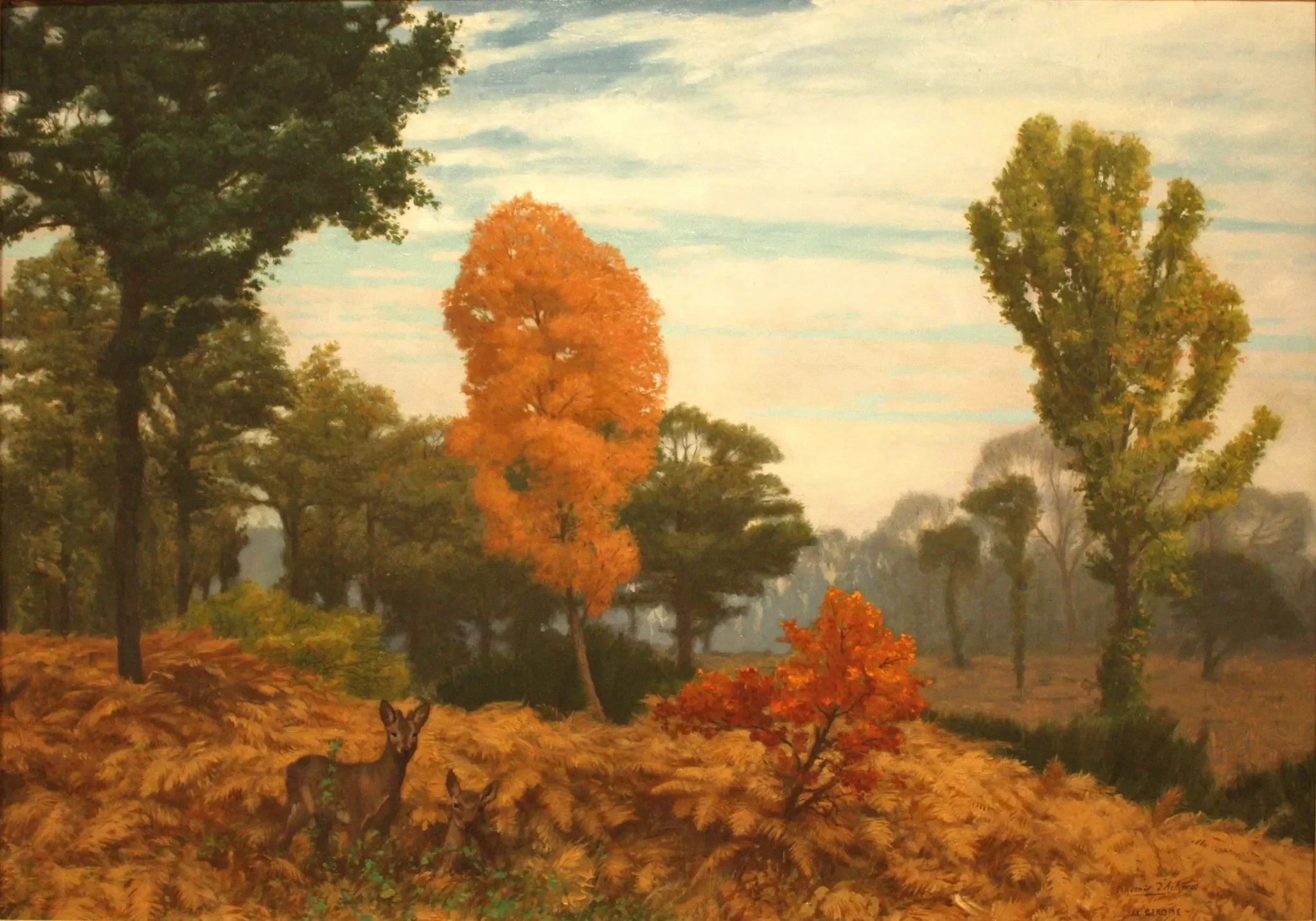 Souvenir d'Achères - Jean-Léon Gérôme image 1 copie de tableau peinte à la main