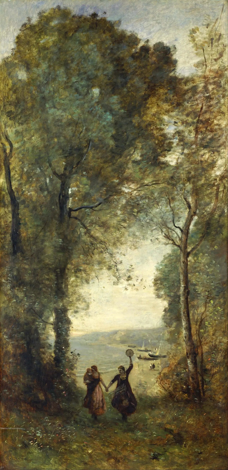 Souvenir de la plage de Naples - Jean-Baptiste Camille Corot
