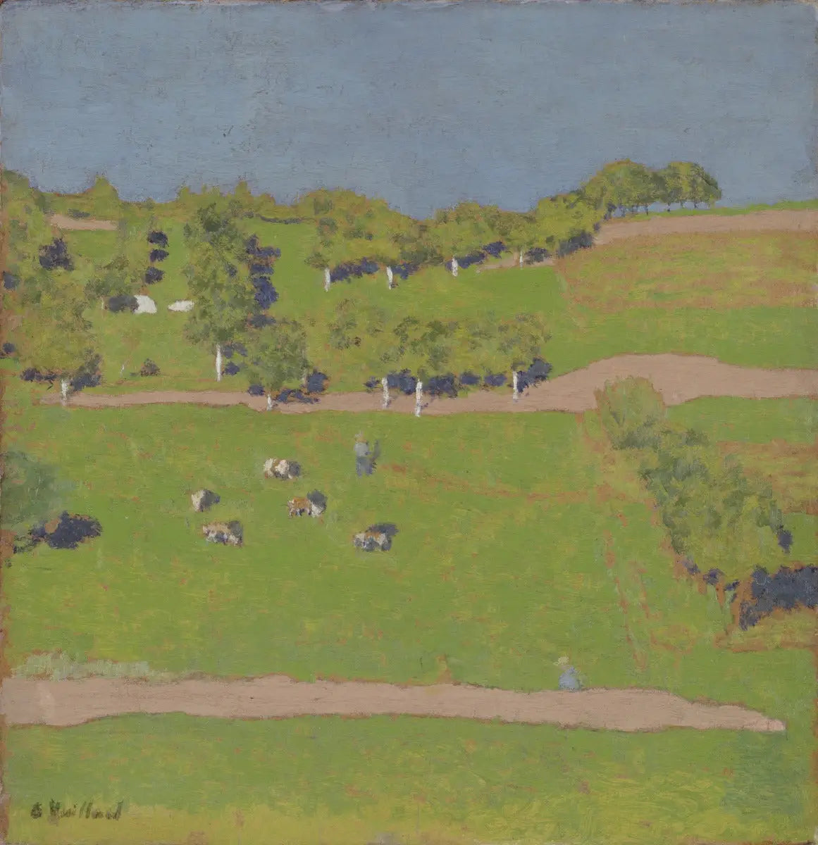Souvenir de Romanel près de Lausanne - Édouard Vuillard image 1 reproduction artisanale de tableau
